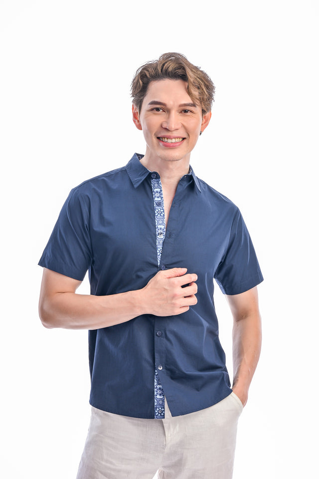 Indie Batik-  Irman Regular Fit Short Sleeve Shirt