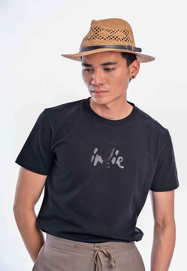 Indie Batik - Darwish Indie T-Shirt Black