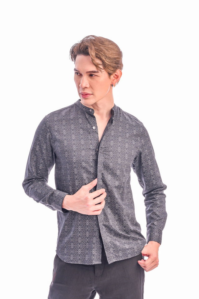 Indie Batik- Muiz Slim Fit Long Sleeve Shirt