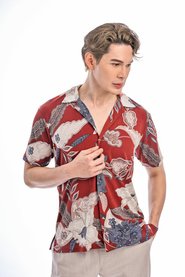 Indie Batik- Rayyan Regular Fit Short Sleeve Shirt