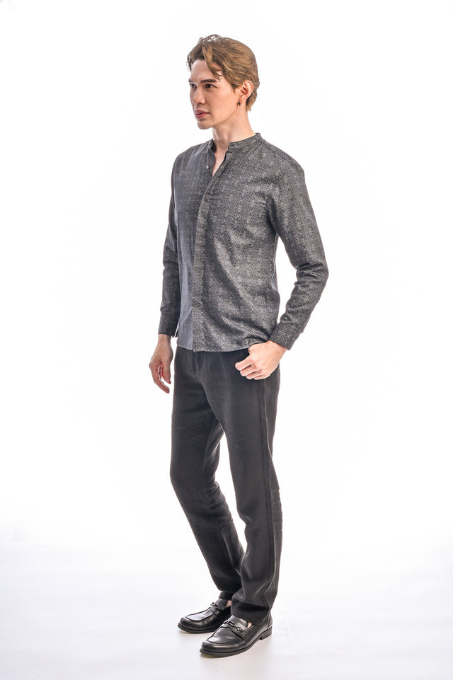 Indie Batik- Muiz Slim Fit Long Sleeve Shirt